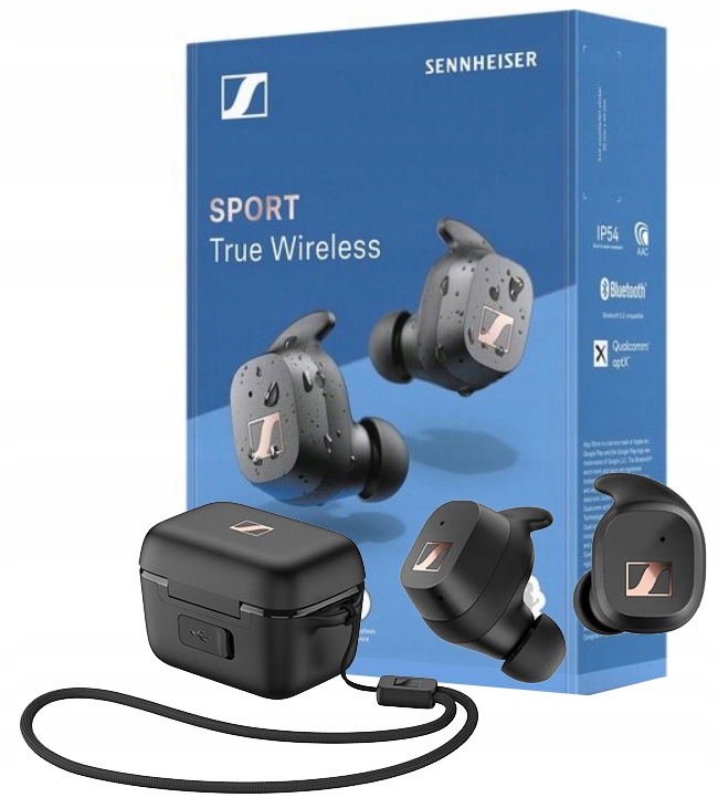 Bezdrátová Sluchátka Sennheiser Sport True Wireless Sportovní Špunty Do Uší