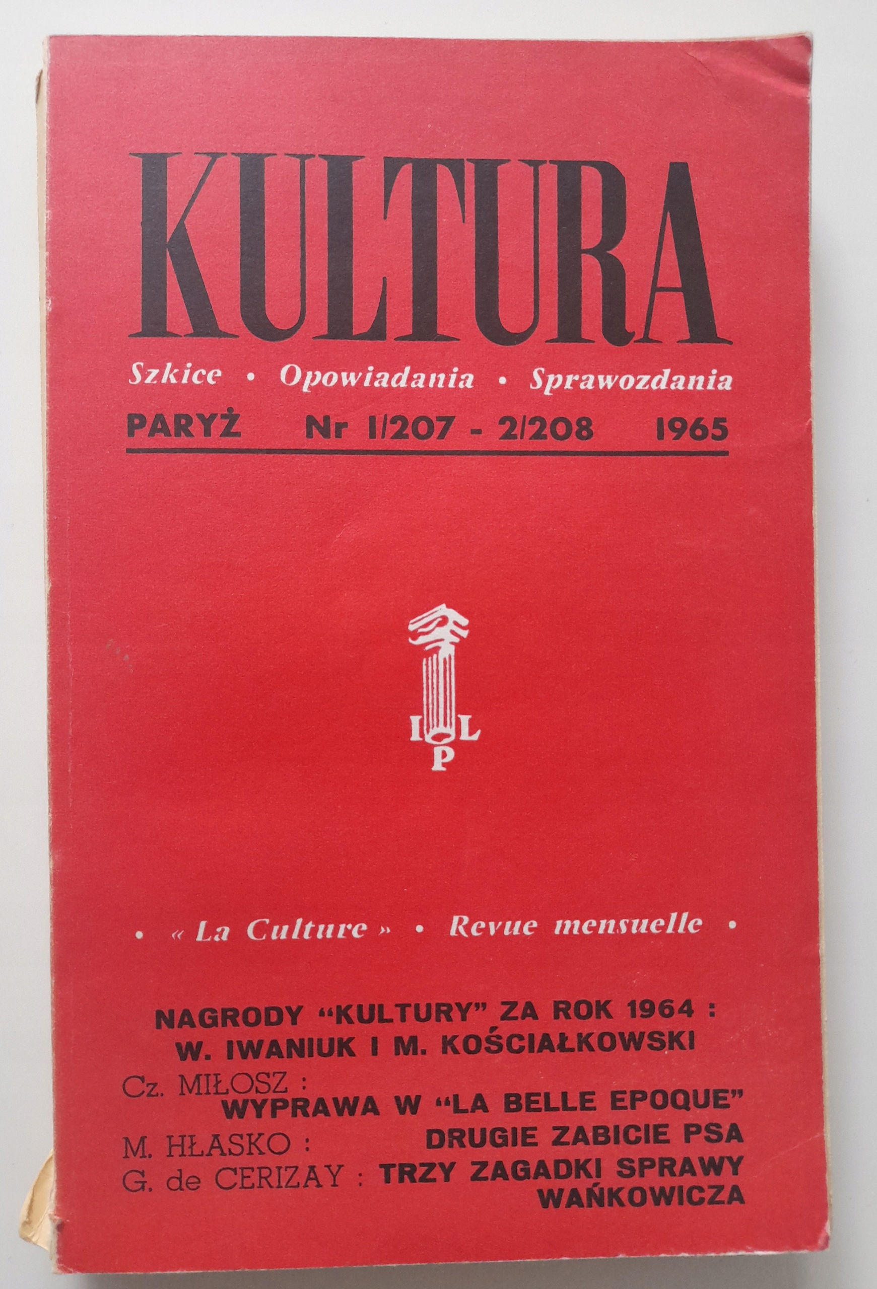CZASOPISMO KULTURA ROCZNIK 1965 KOMPLET ISSN 00235148