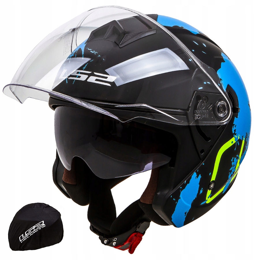 

Kask Otwarty LS2 OF573 Twister II Xover r L Blenda