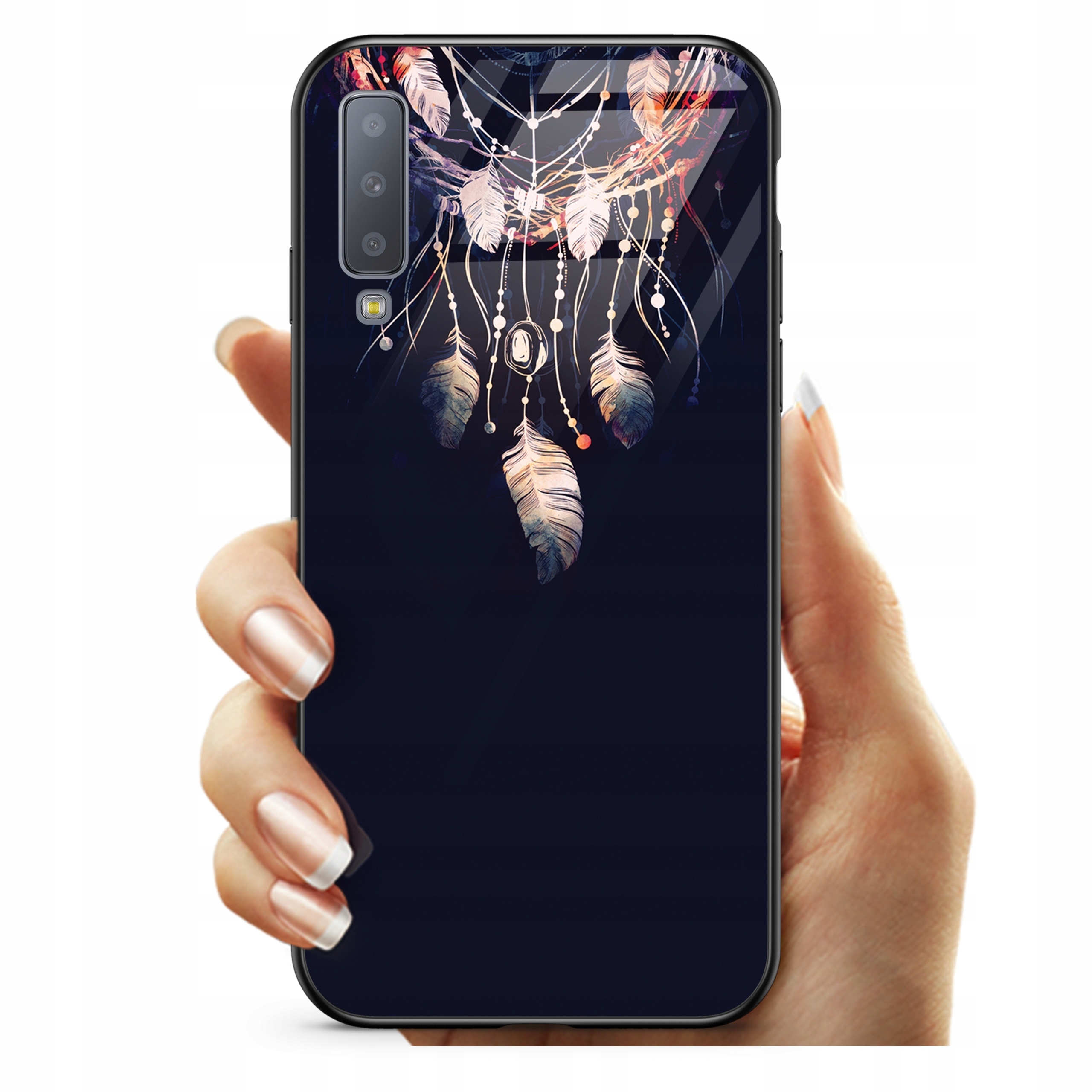 

Etui Szklane do Samsung Galaxy A7 2018 Glass+szkło