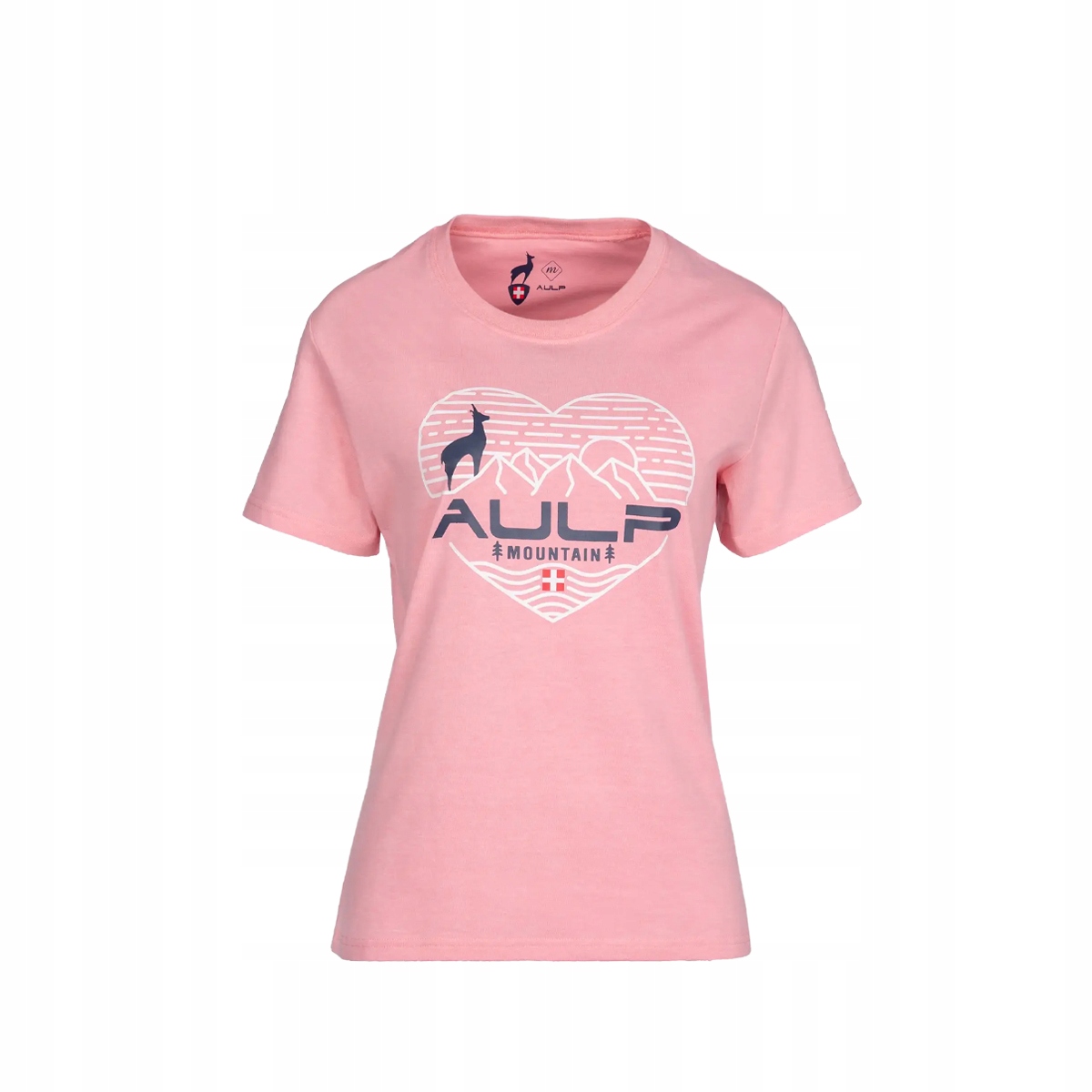 Dámské bavlněné Tričko Aulp Binta turistické Růžové L