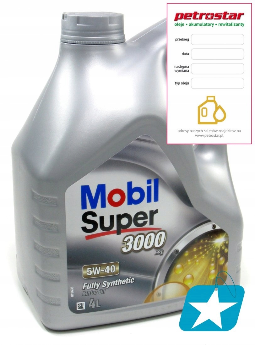 MOBIL SUPER 3000 X1 5W40 4L