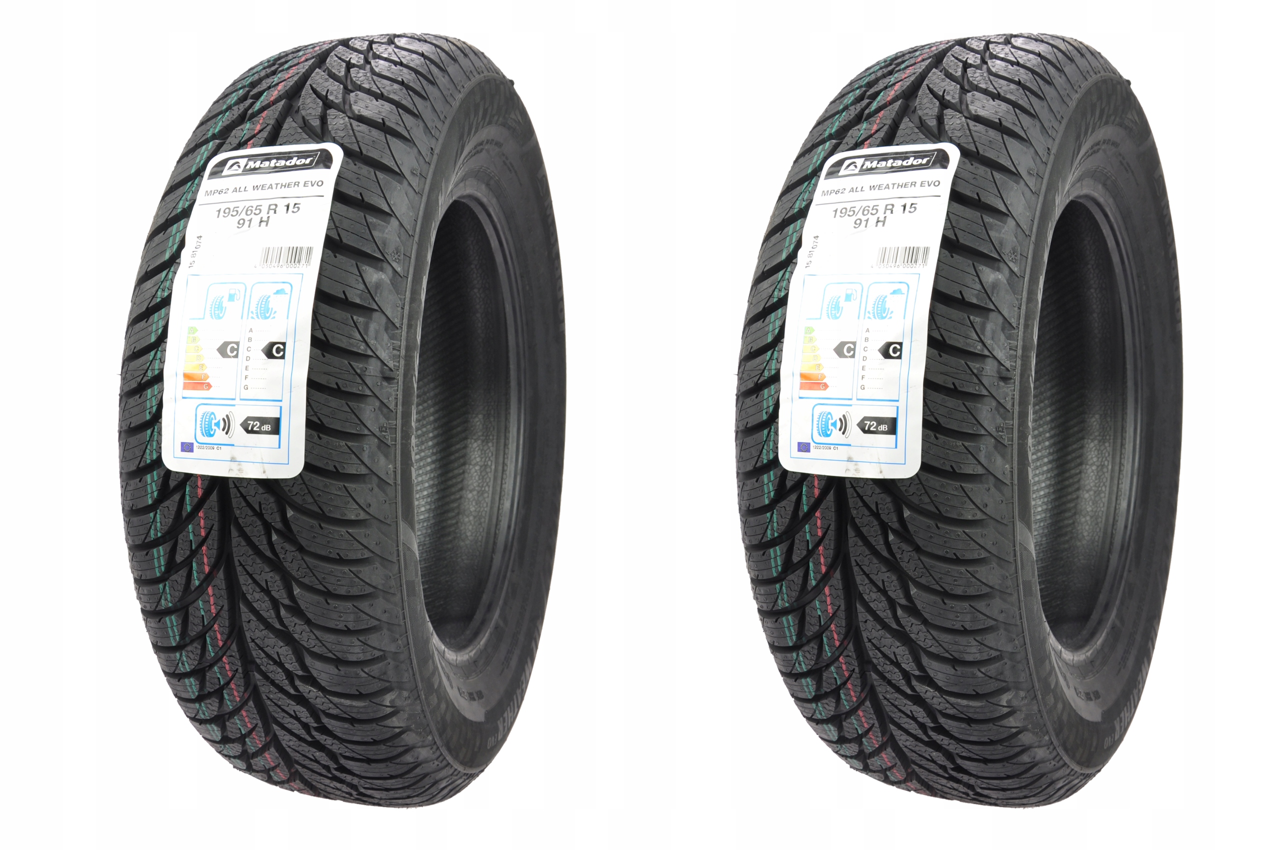 2 x 195/65R15 91H MP62 Матадор круглий рік