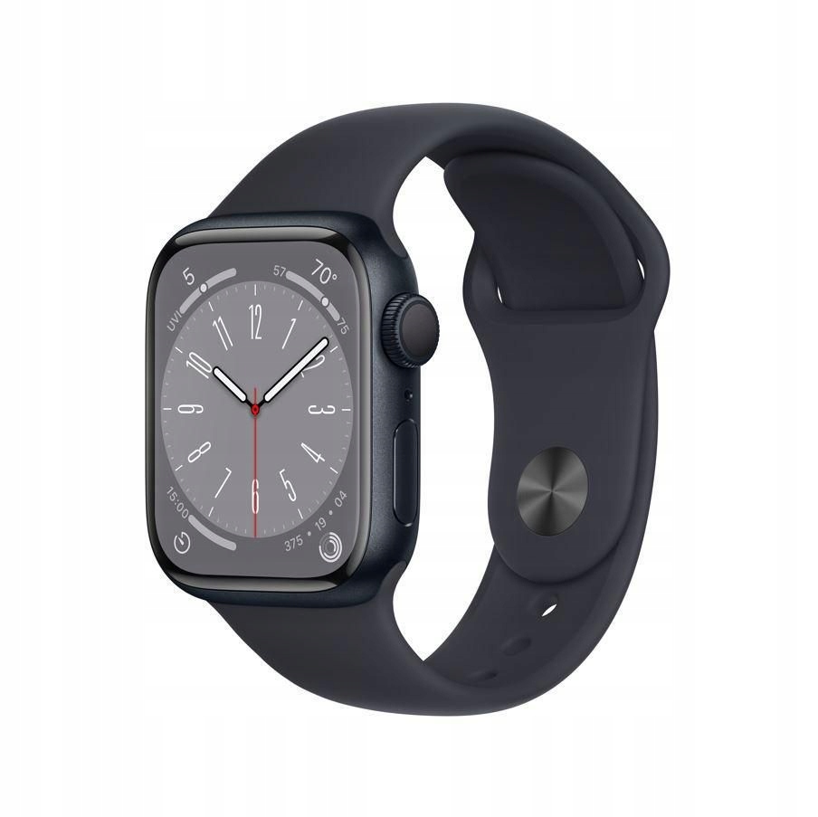 Apple Watch 8 41mm GPS Aluminium Midnight Sever Tmavomodrá Čierna AKO NOVÁ
