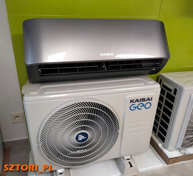 Klimatyzator klimatyzacja KAISAI GEO 3,5/3,8 grzałka samodzielny montaż 3m EAN (GTIN) 12736942