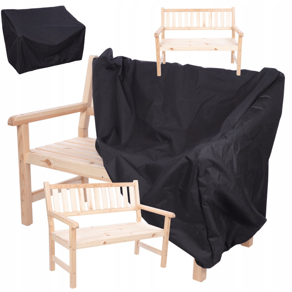 Drevená záhradná lavička s operadlom, dvojmiestna, Eko, Drevo