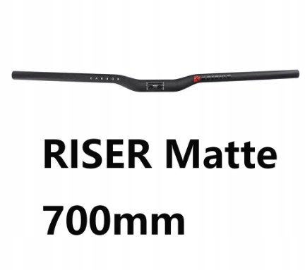 Kierownica rowerowa karbonowa KOCEVLO 31,8mm Typ: Rise Matte 700mm