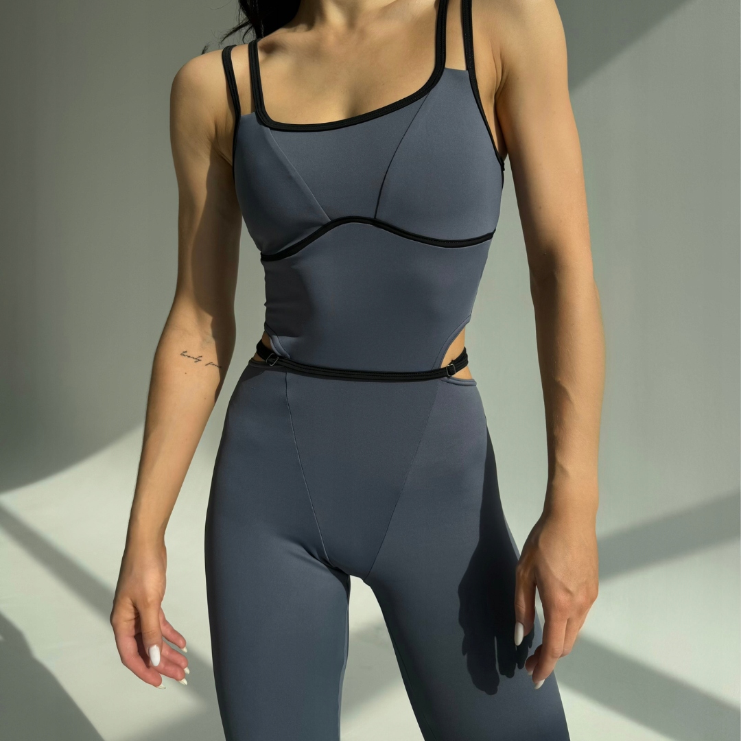 Sportovní dámská tréninková kombinéza Fitness Tělocvična S