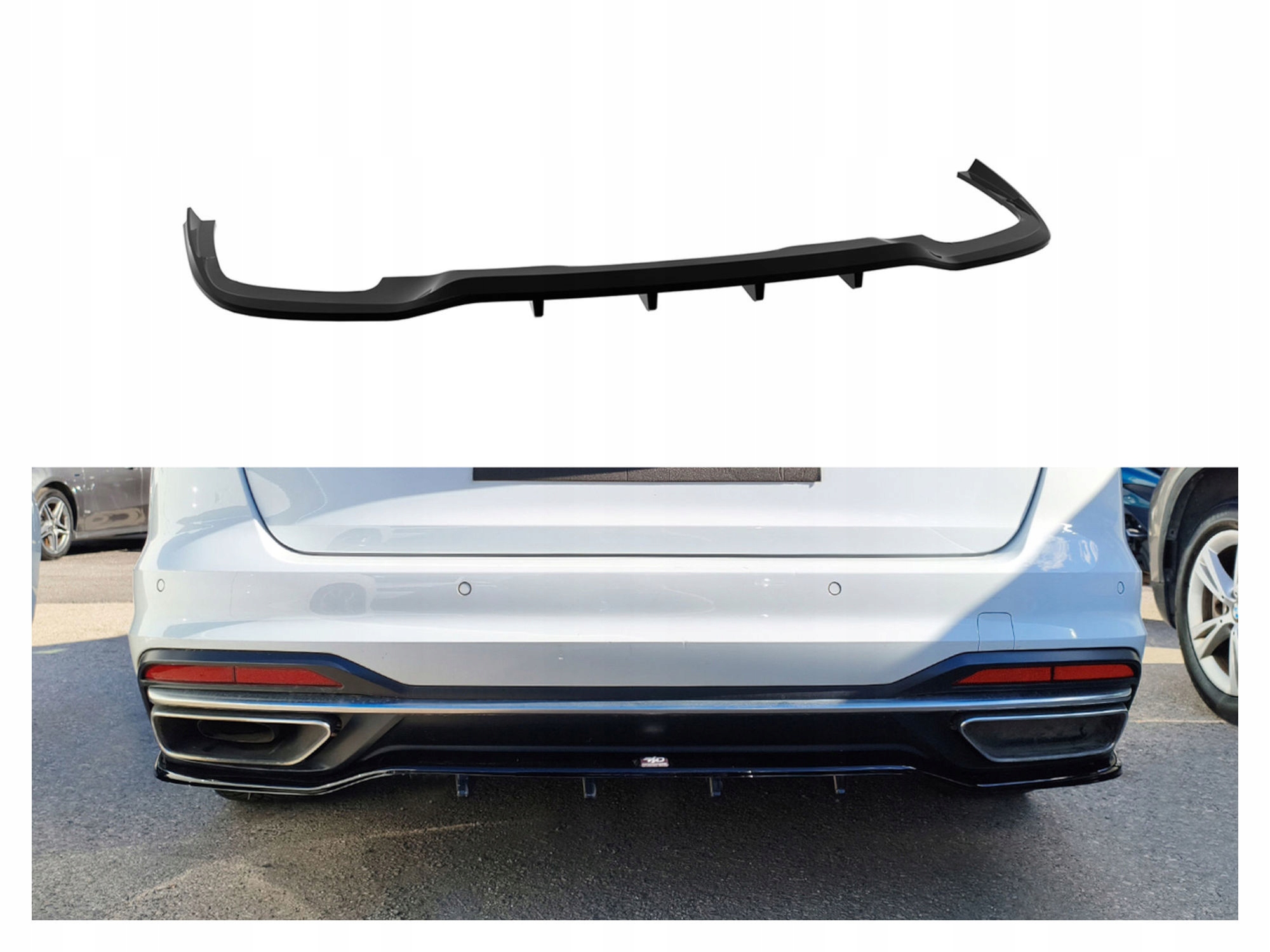 Kryt zadního nárazníku difuzér pro Audi A4 V B9 8W 2019-2024 Kombi