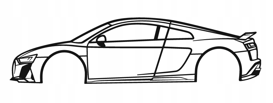 nástěnná dekorace Obraz Auto Audi R8 2022