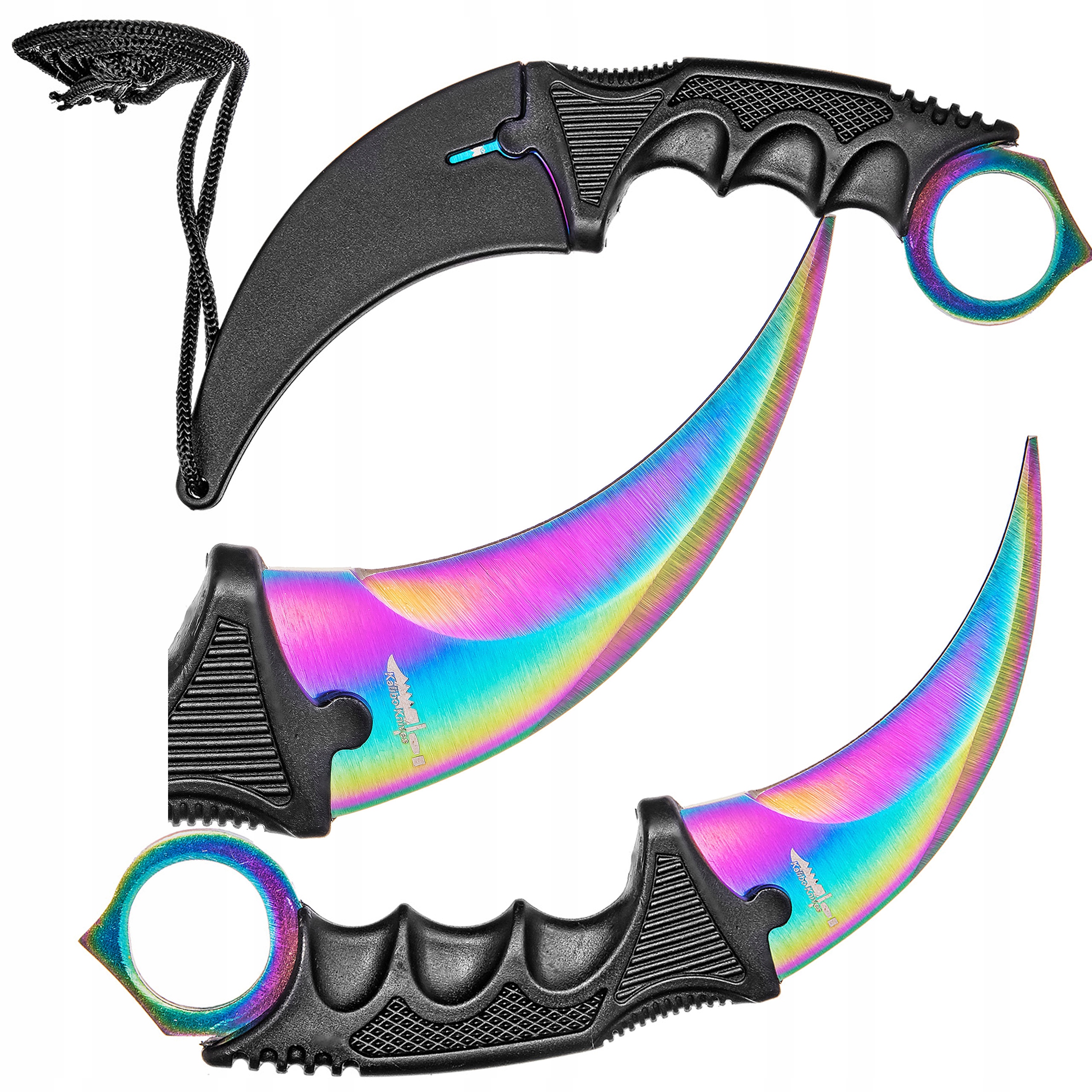 

Nóż Treningowy Karambit Strike Cs Go Tęcza