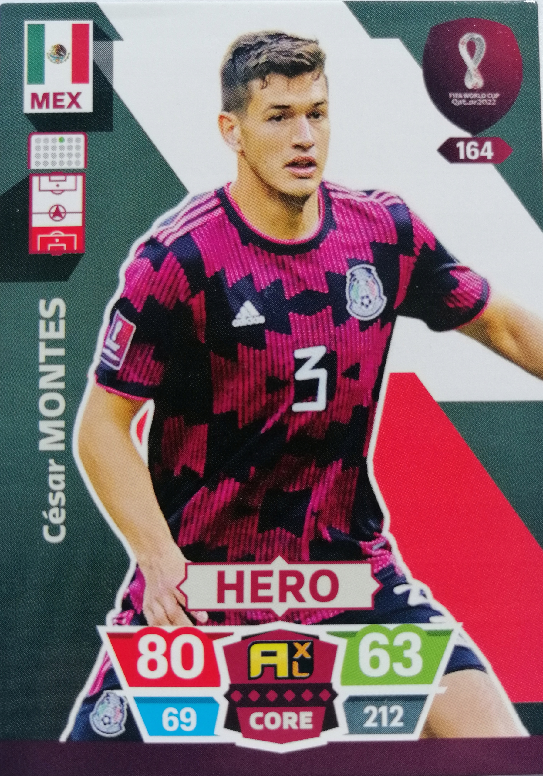 World Cup Qatar 2022 Hero Meksyk 164 Cesar Montes