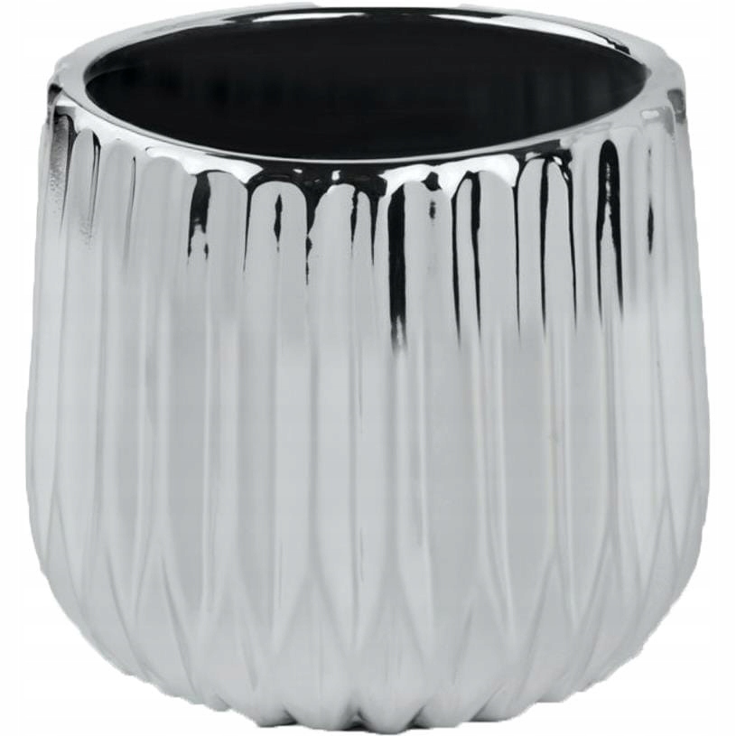 

Osłonka Ryflowana Ceramiczna Moon Silver Srebrna