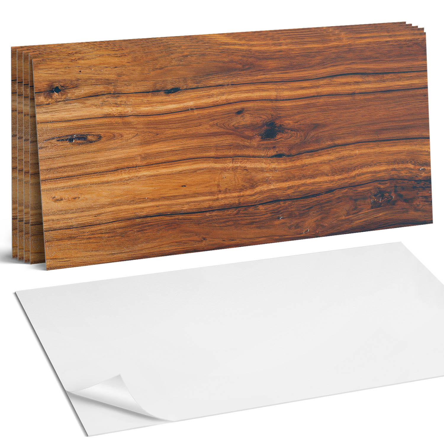 Sada vinylových dlaždíc z Pvc Autentický drevený motív 6 x 60 x 30 cm