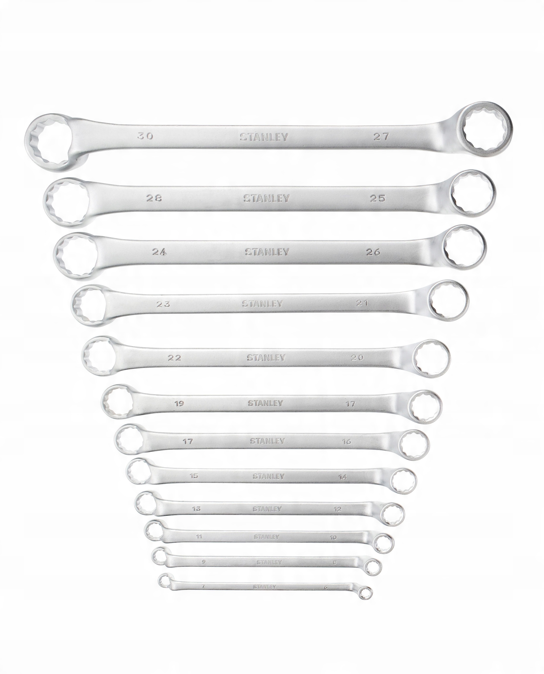 

Stanley 957741 Klucze Oczkowe Odsadzone Zestaw 12