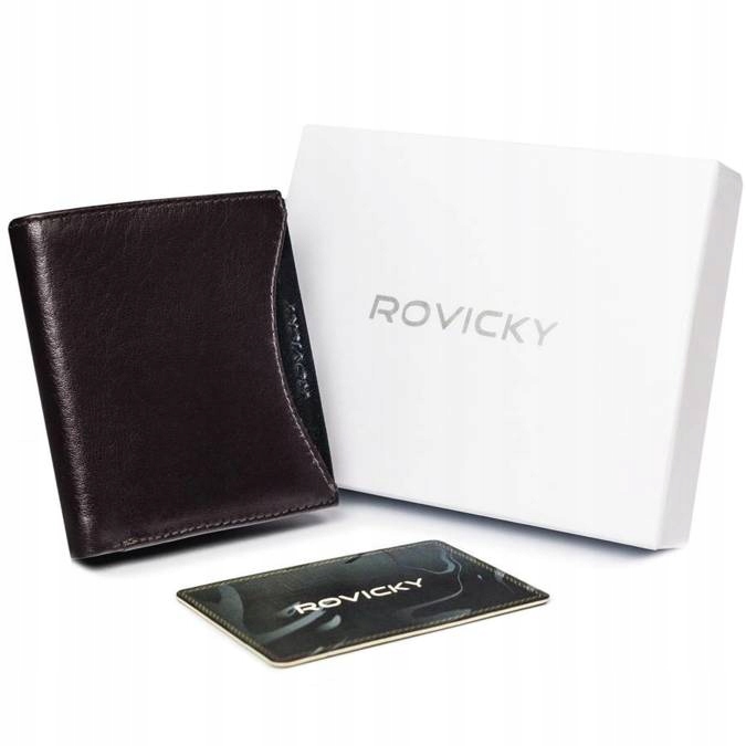 

Portfel męski brązowy Rovicky 1520-03-BOR-1188 Bro
