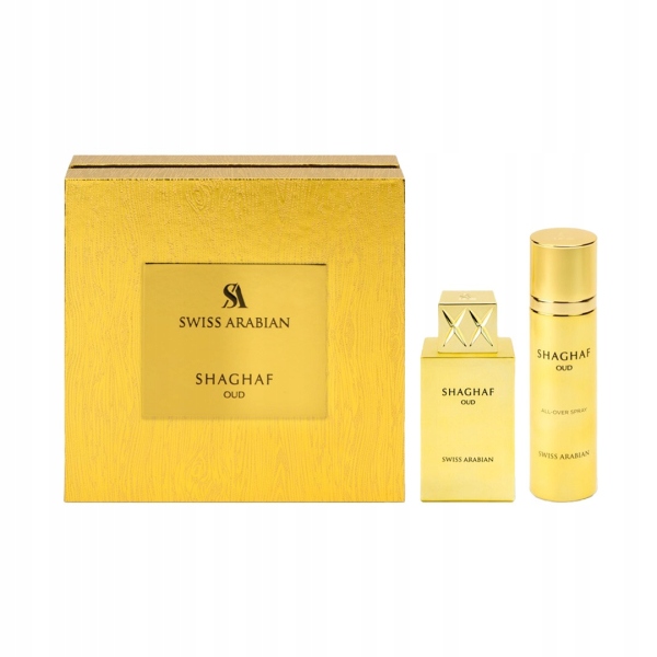 Shaghaf Oud Edp Body Spray Zestaw Prezentowy Lux