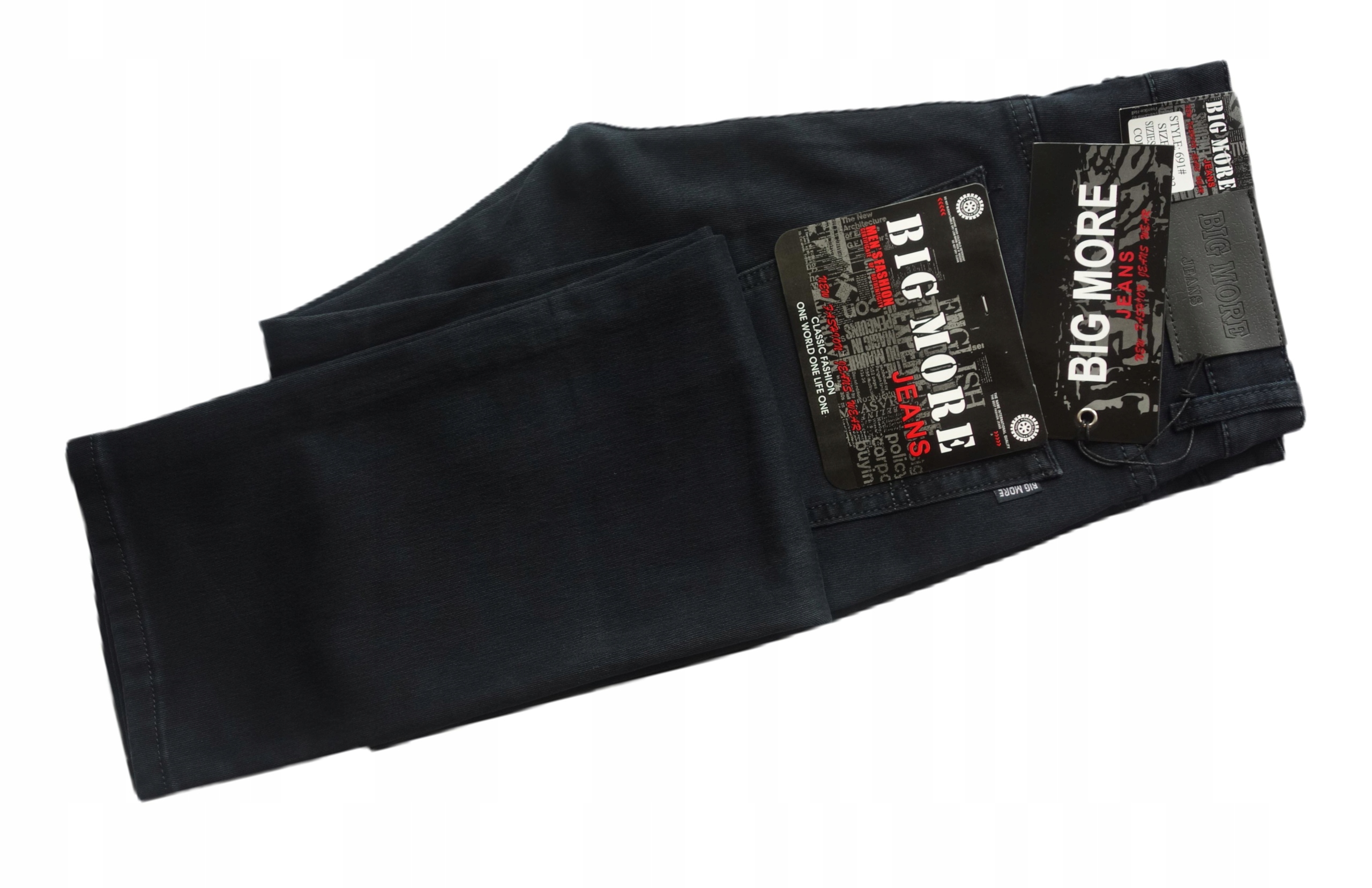 

Spodnie Męskie Jeans Big More Grafitowe 629 W35L32