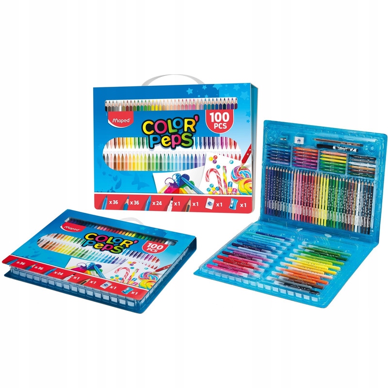 

Zestaw artystyczny Maped Color'Peps 100 elementów