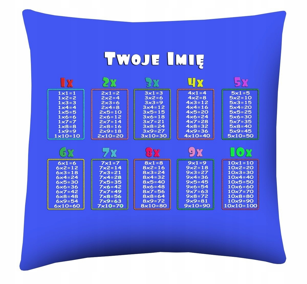 

Poduszka matematyczna z imieniem Różne