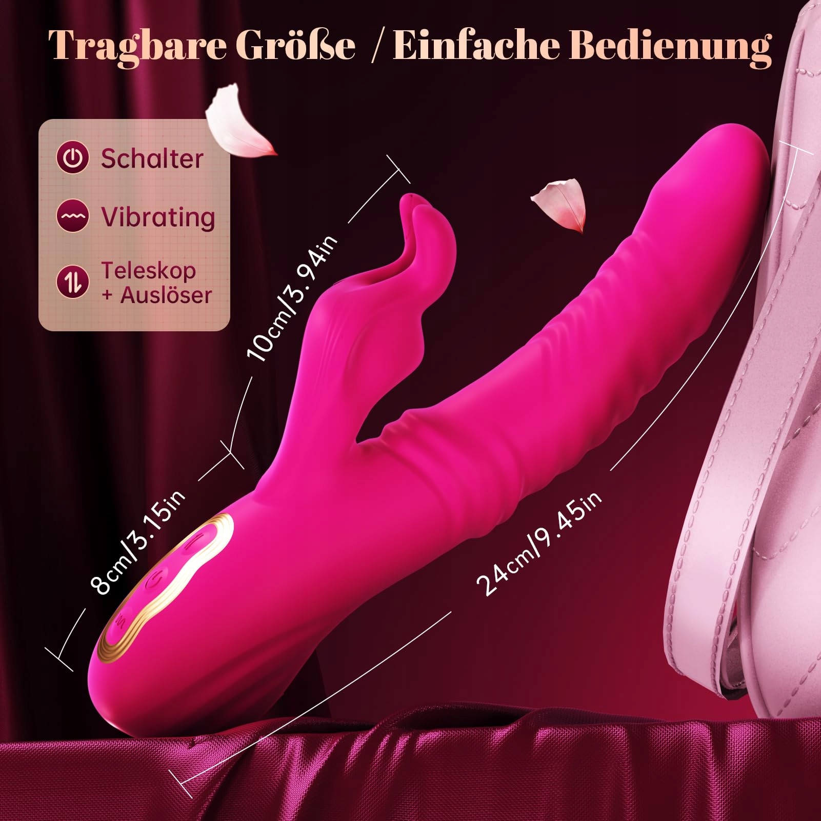 VIBRATORENSETS Zestaw Wibratorów Dla Kobiet Z Funkcją Swing i Stosowania — miniatura 6