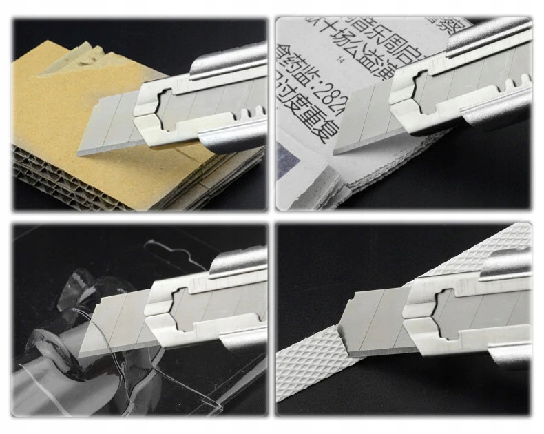 NÓŻ DO TAPET METALOWY NOŻYK 18mm ŁAMANE OSTRZA Rodzaj nóż