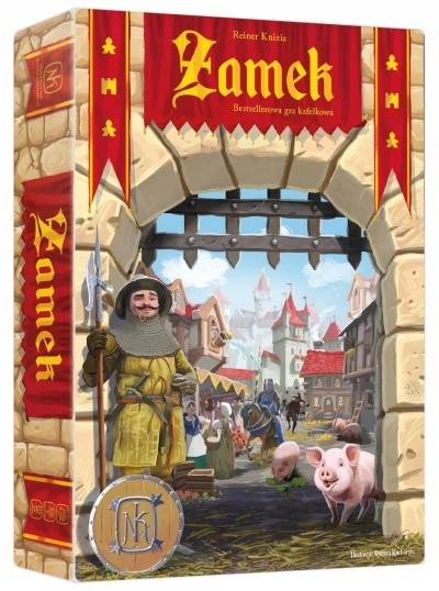 Carcassonne Zamek gra planszowa dla 2 osób Castle