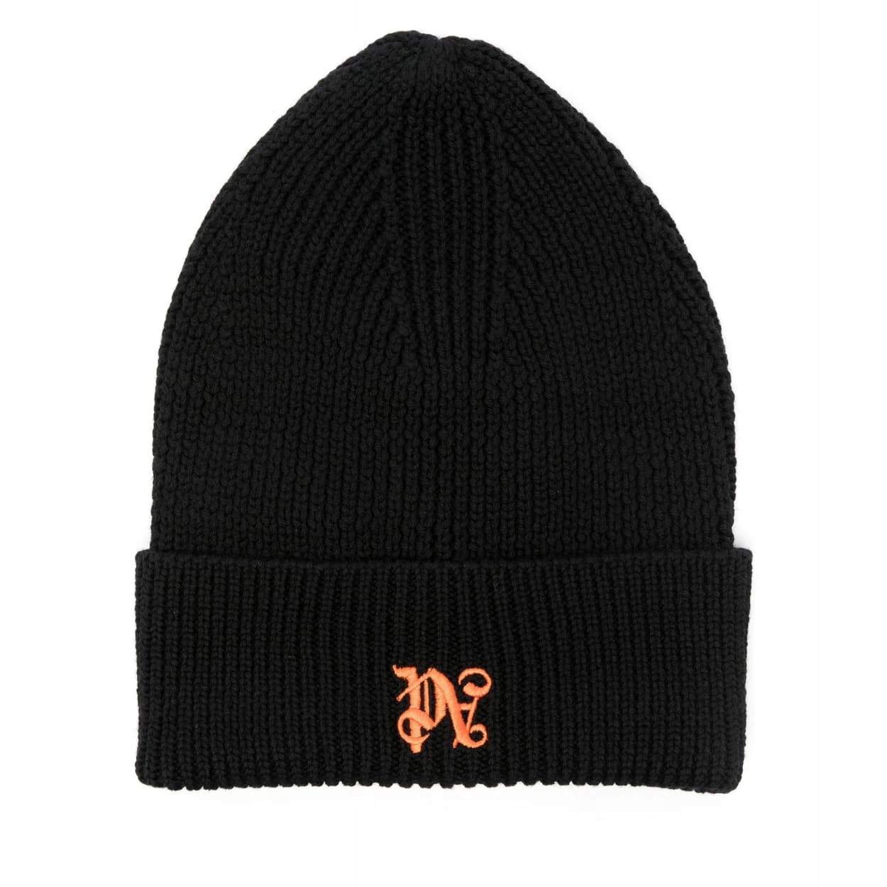 Palm Angels Černá čepice Pa Monogram Beanie