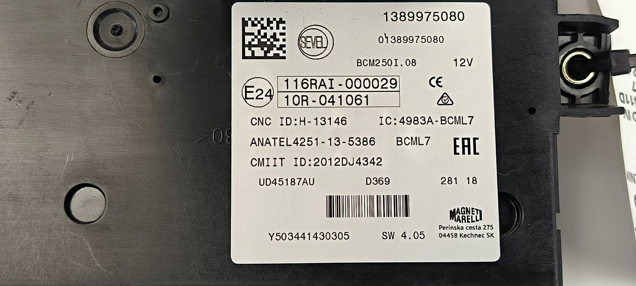 Module fusibles FIAT DUCATO IV