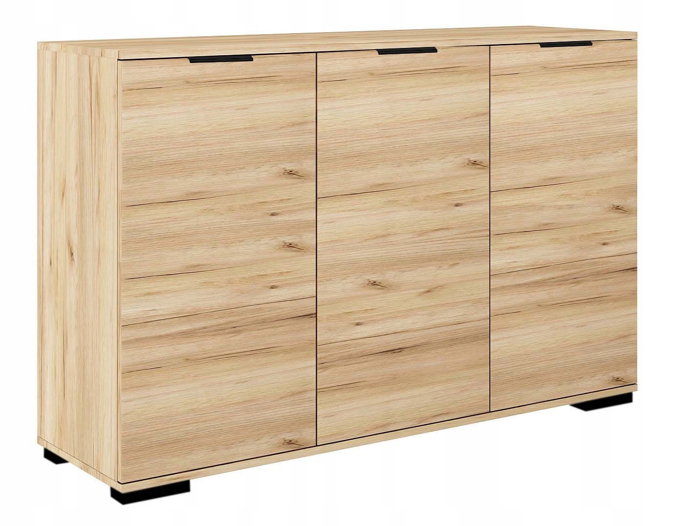 

Komoda Abs K1 120 Dąb Złoty Pojemna Czarny Uchwyt