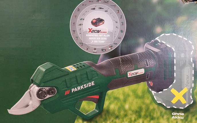 Akumulatorowe Nożyce Do Gałęzi Parkside Paas 20-Li B1 Walizka