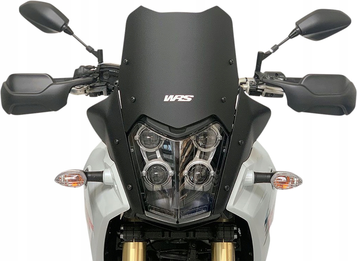 YA017NO - Лобовое стекло мотоцикла WRS Yamaha Tenere 700 черный