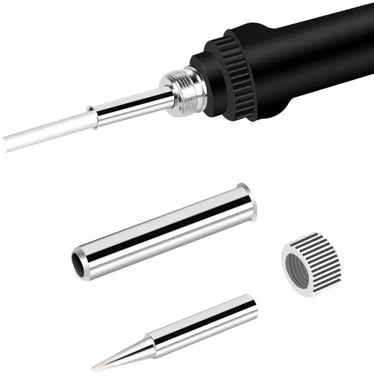 LUTOWNICA Kolbowa z REGULACJĄ TEMPERATURY 60W 230V Zasilanie sieciowe