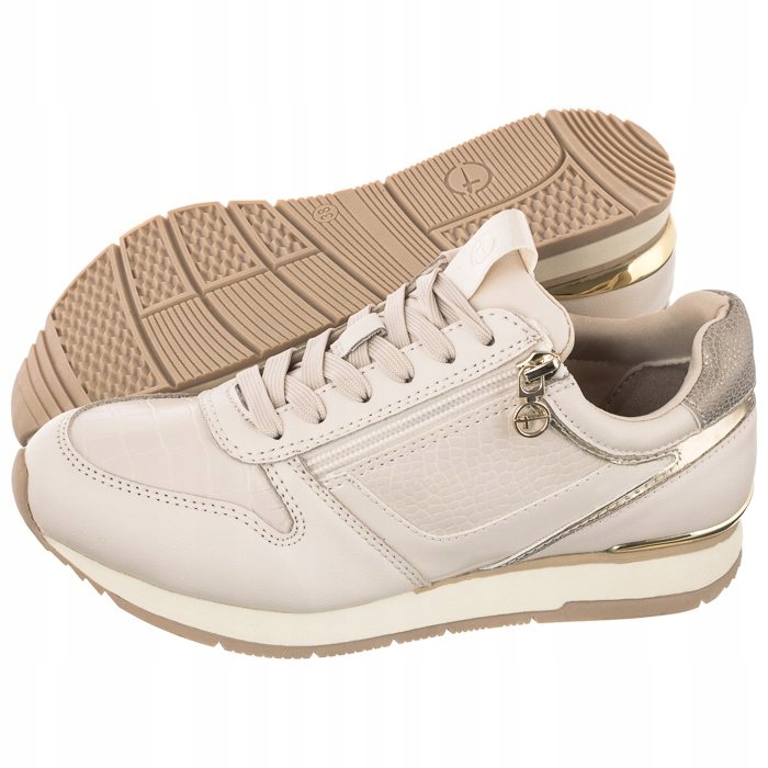 

Buty Damskie Sneakersy Tamaris Beżowe 1-23603-27
