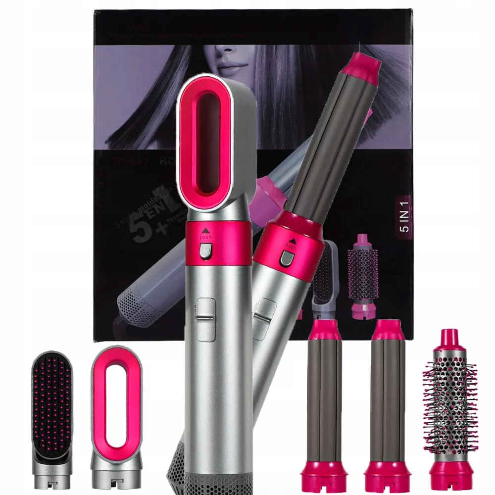 Suszarka Lokówka wielofunkcyjna 5w1 Prostownica Lokówka Szczotka