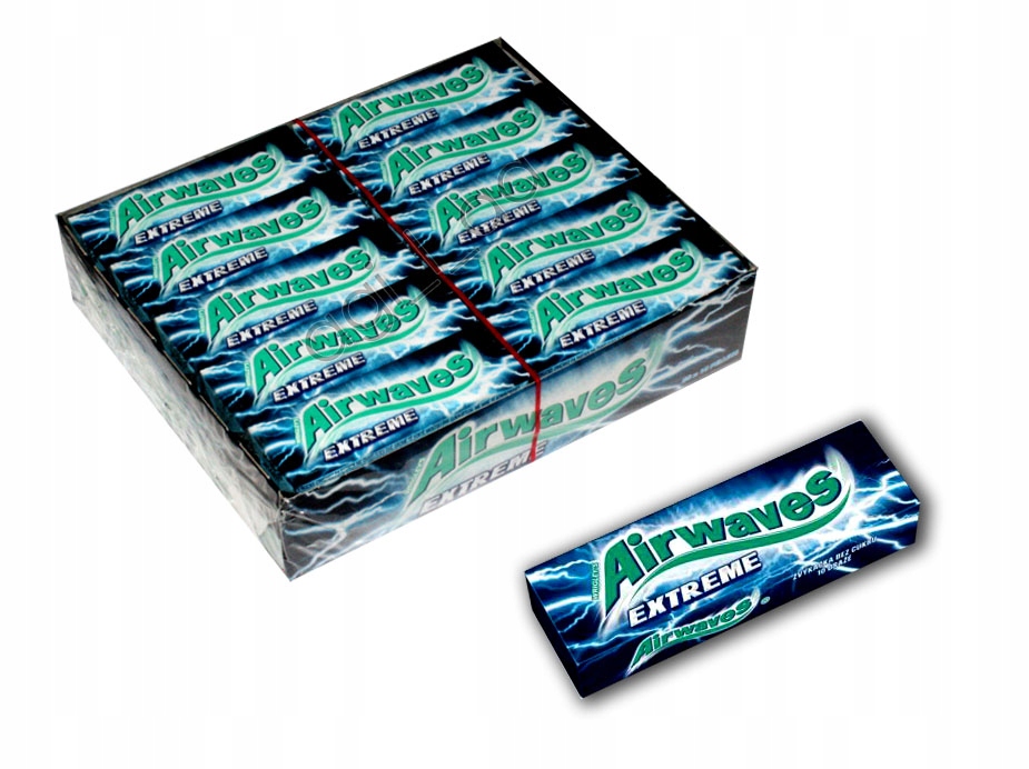 Žvýkačky Airwaves Extreme dražé v boxu (30 x 14g)