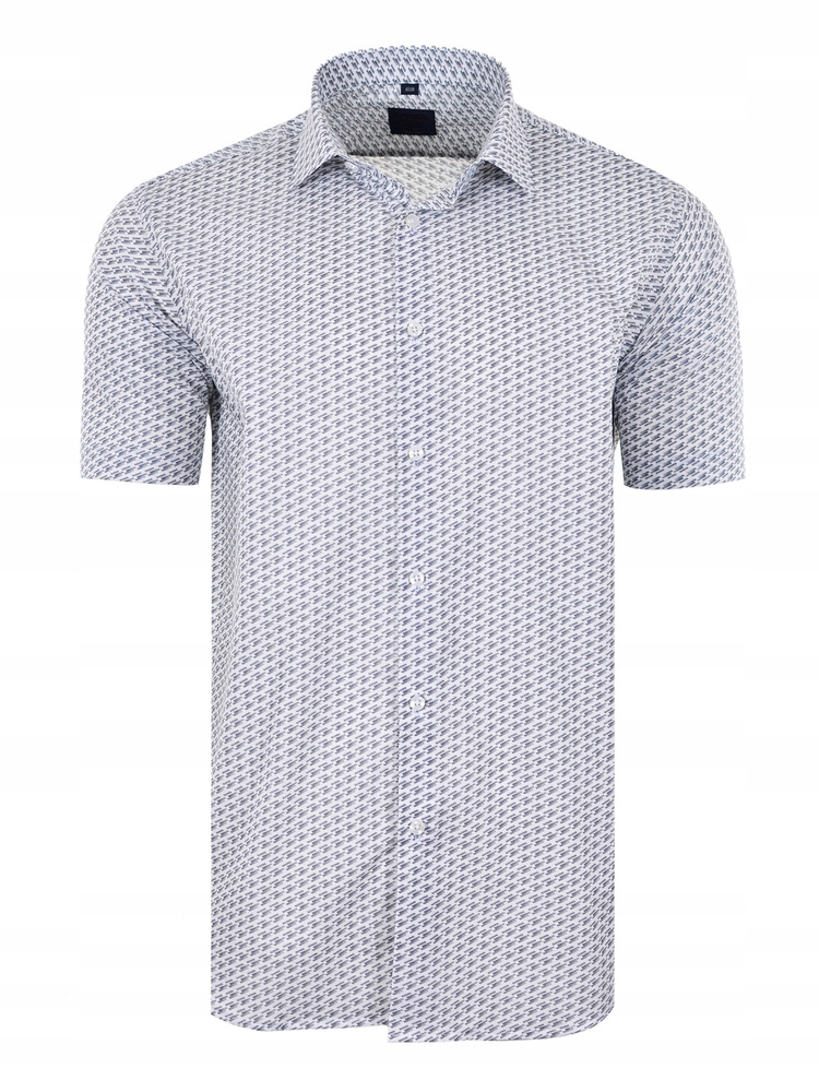 47/48 Šedá Košile S Krátkým Rukávem, Velký Vzor