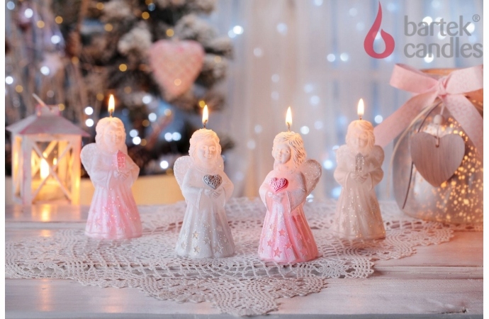 Sviečka Anjel Anjelik Mix 20 kusov Vianočná Xmas Bartek Candles