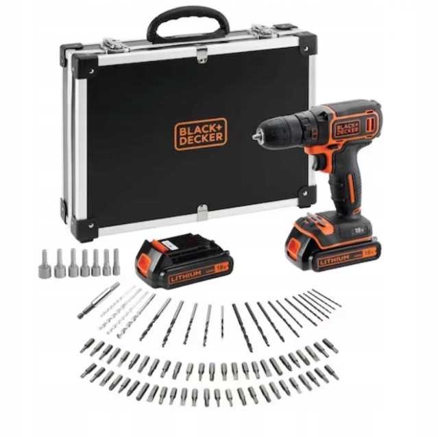 Wkrętarka akumulatorowa Black & Decker CDC18BAFC zestaw