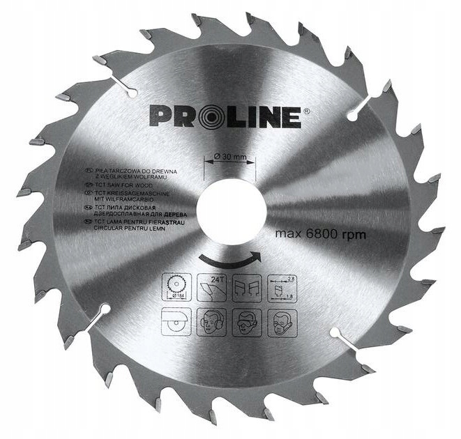 Kotouč na řezání dřeva kotoučová pila 300x60Tx30 mm, robustní slinutý karbid