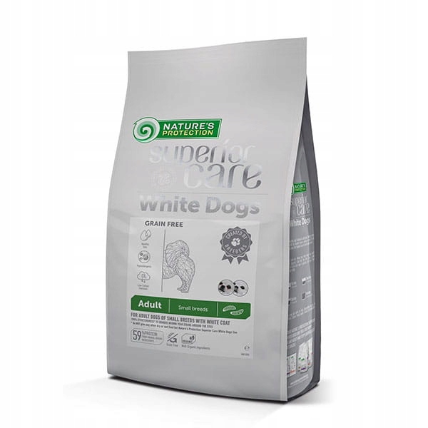 Natures Protection Superior Care White Dog Białe Psy Maltańczyk Insect 10KG