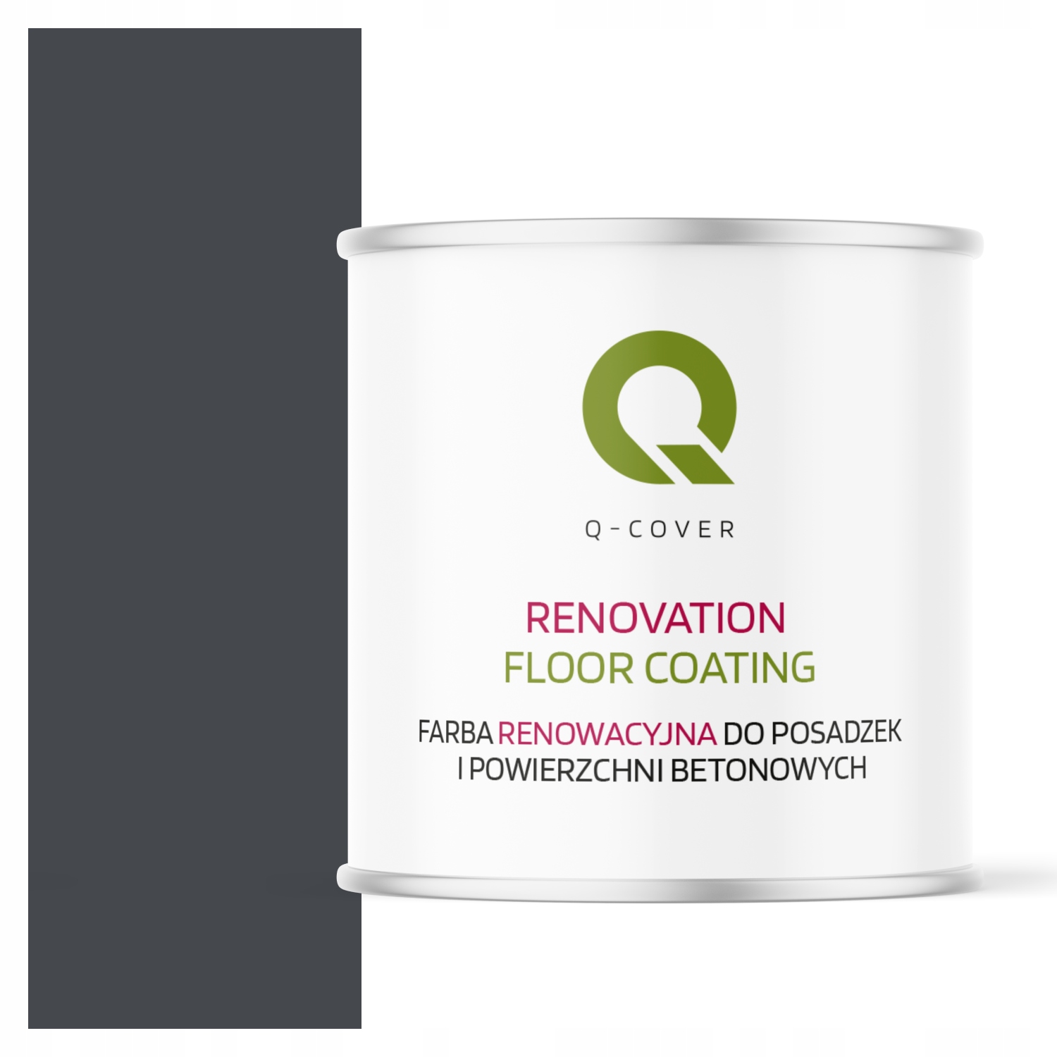 Barva Pro Renovaci Podlah Betonu Grafitová Garáž Ral 7024 Polomatná 2,5 L