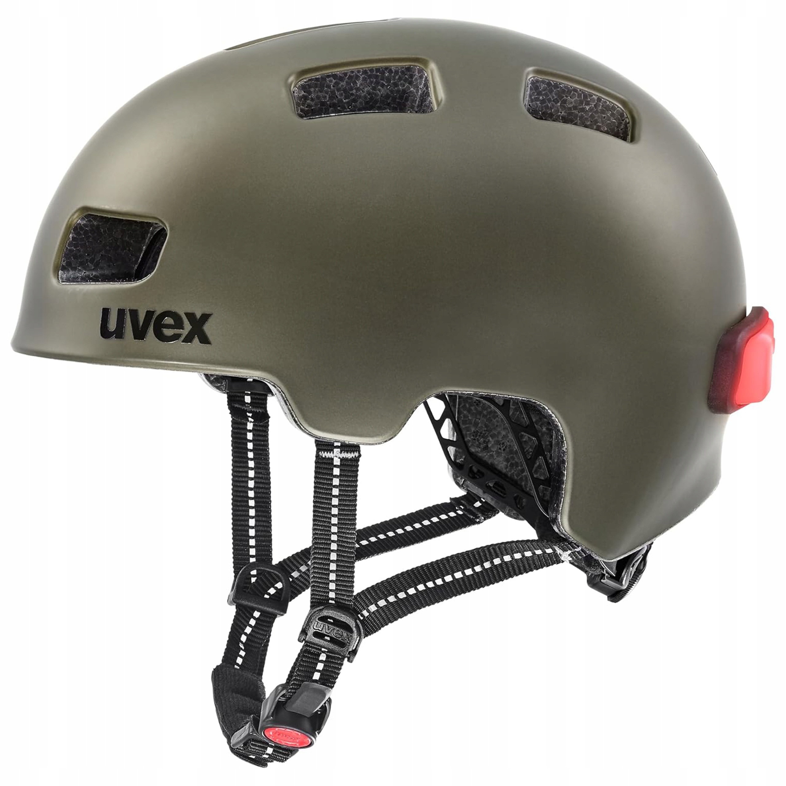 Cyklistická přilba Uvex City 4 green smoke matt M 55-58 cm městská, ventilovaná