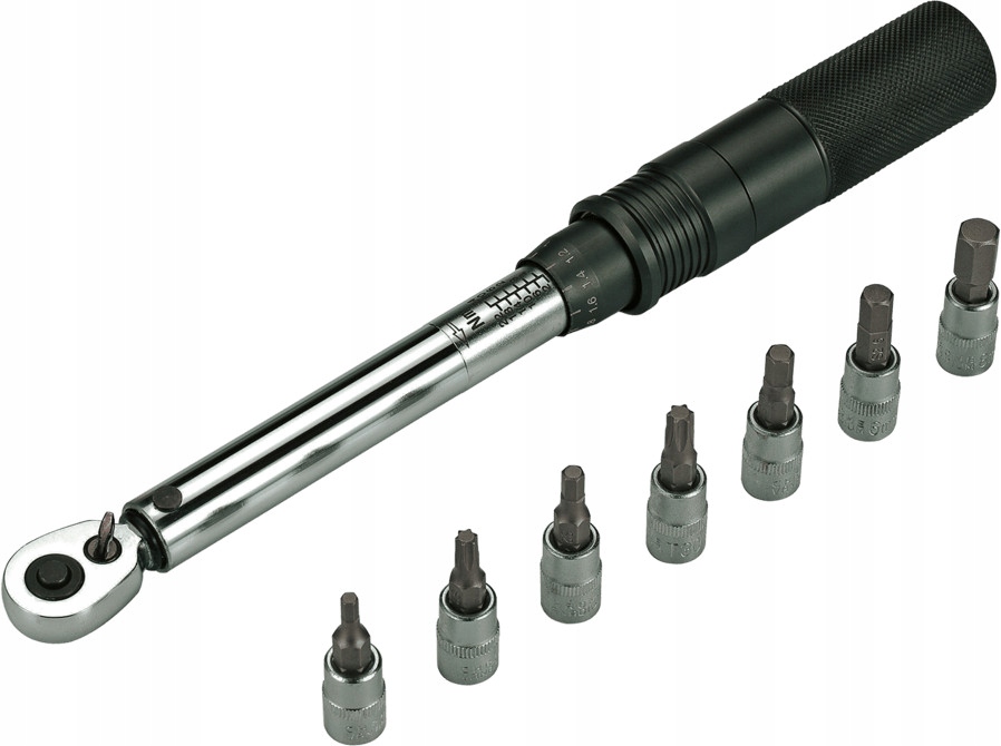 Dynamometrický klíč Bbb TorqueSet Deluxe BTL-173 2-24 Nm bity