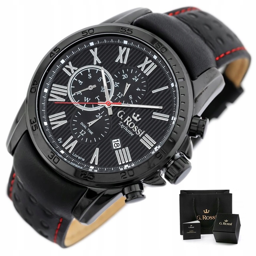 Pánské Hodinky G. Rossi Vento datumovka Gravírování