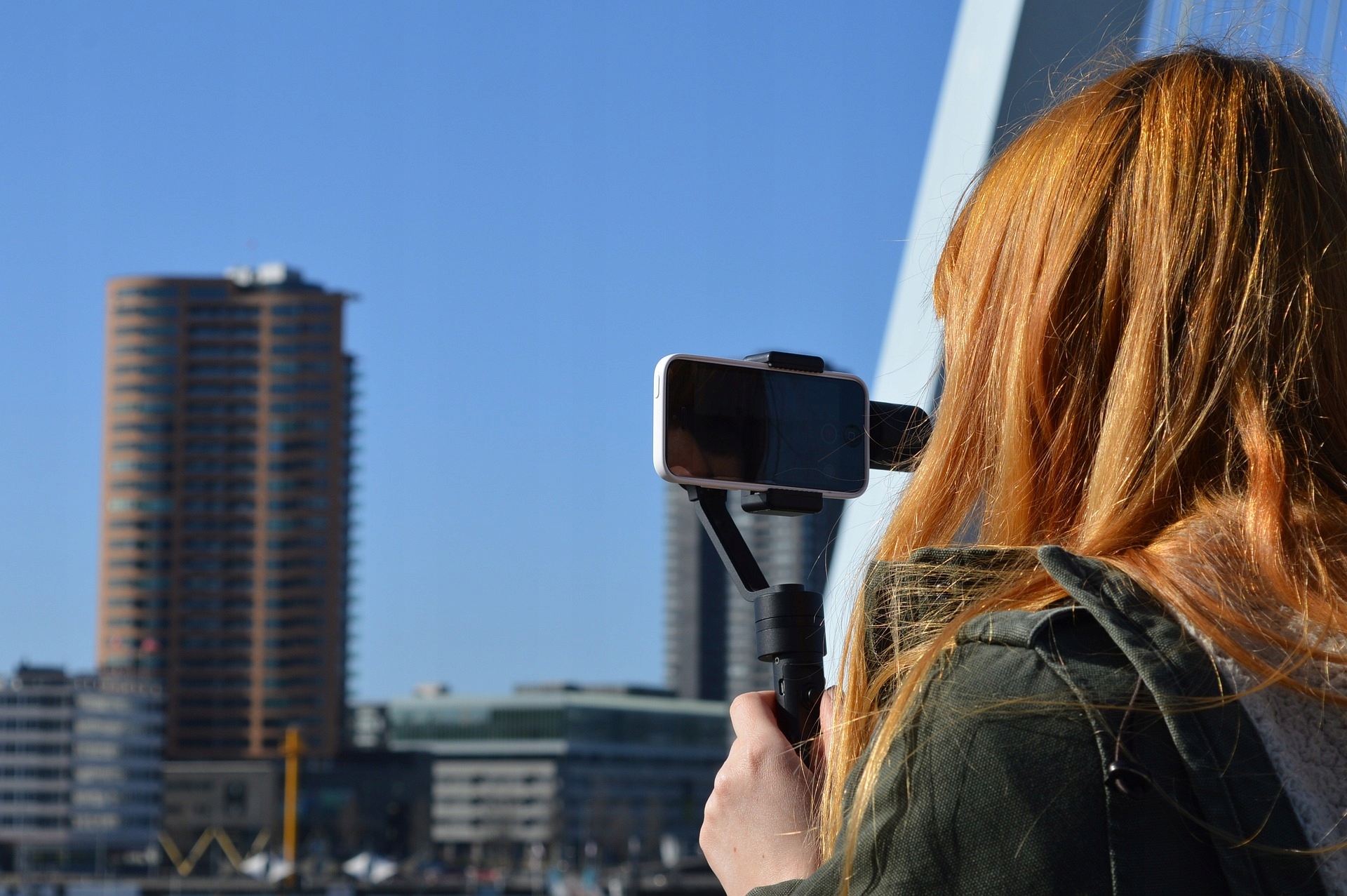 GIMBAL DO TELEFONU RĘCZNY STABILIZATOR OBRAZU iOS ANDROID SKŁADANY SELFIE Materiał tworzywo sztuczne