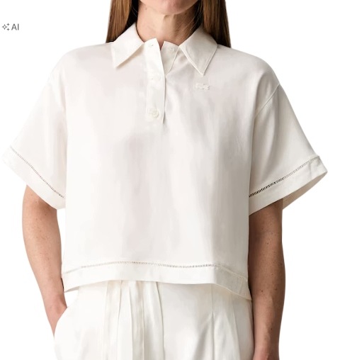 Lacoste Dámská polokošile s lyocellem VEL.36