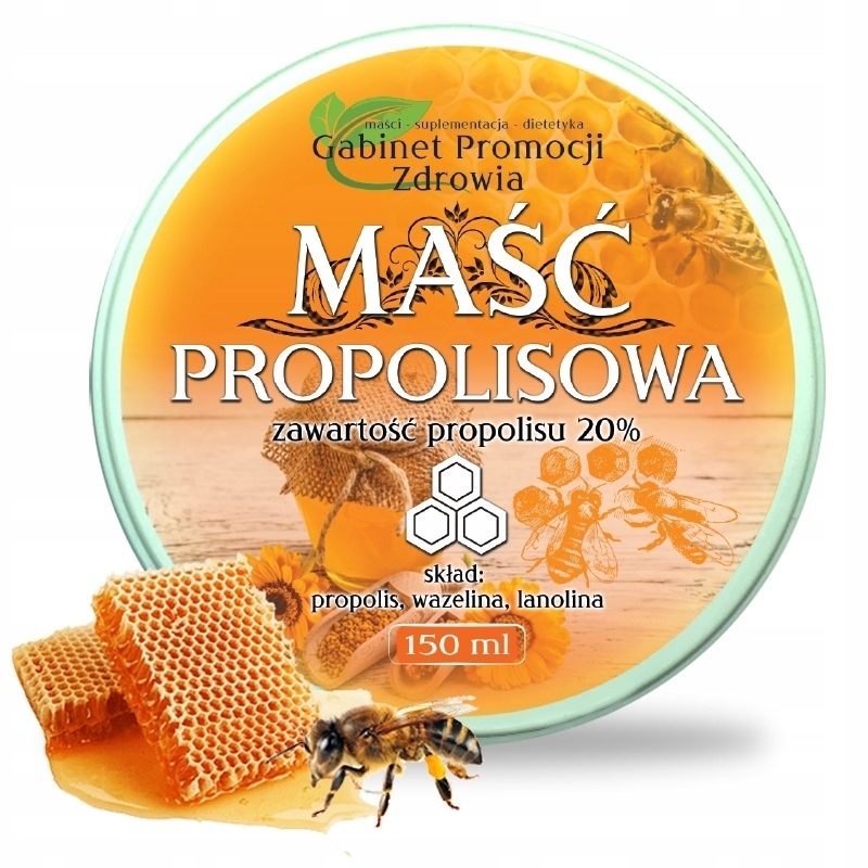 

Maść Propolisowa 20% - Propolis - 150ml | 125g