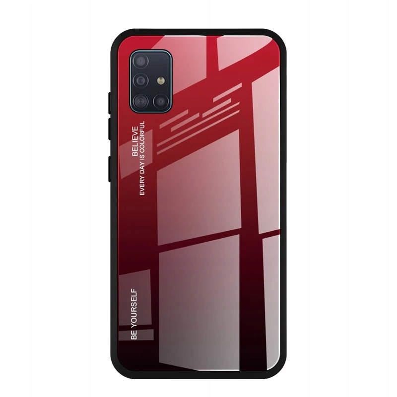 

Etui szklane gradient ombre do Samsung Galaxy A51
