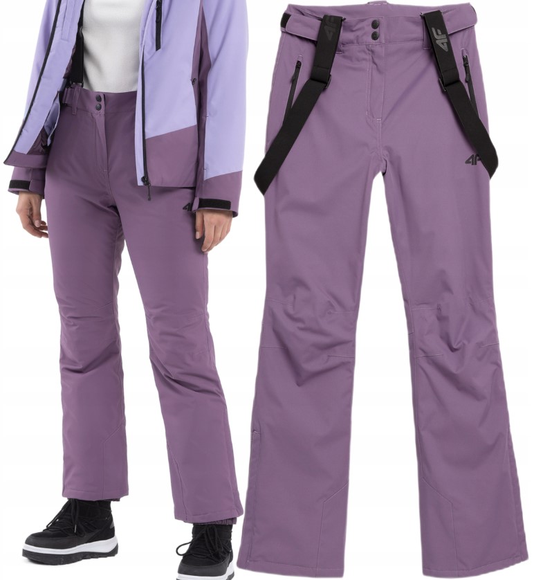 4F Dámské lyžařské kalhoty Szelki Membrána 5 000 TFTRF419 > S